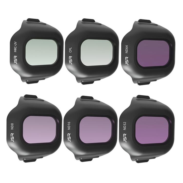 For DJI Mini 5 Pro JSR CB Series Clip-on Drone Camera Lens Filter, MCUV, CPL, ND8, ND16, ND32, ND64, ND128, ND256, ND8PL, ND16PL, ND32PL, ND64PL, STAR, NIGHT, Black Mist 1/4, 3 in 1 CPL ND16/64, 4 in 1 CPL ND8/32/128, 4 in 1 ND8-64, 4 in 1 ND8-64PL    ...