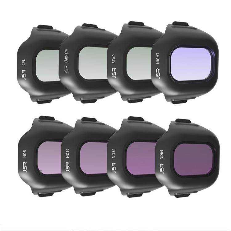 For DJI Mini 5 Pro JSR CB Series Clip-on Drone Camera Lens Filter, MCUV, CPL, ND8, ND16, ND32, ND64, ND128, ND256, ND8PL, ND16PL, ND32PL, ND64PL, STAR, NIGHT, Black Mist 1/4, 3 in 1 CPL ND16/64, 4 in 1 CPL ND8/32/128, 4 in 1 ND8-64, 4 in 1 ND8-64PL    ...