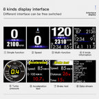 AP-1 Car HUD Head-up Display OBD GPS Driving Computer Code Table, AP-1