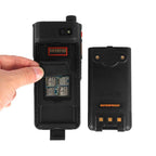 Runbo E81 Walkie-Talkie Rugged Phone, 4GB+64GB, 4.0 inch Android 8.1 Mediatek Helio P23 MT6763V/B Octa Core, Network: 4G, NFC, SOS, POC, OTG, UHF Frequency, VHF Frequency, UHF & VHF Frequency