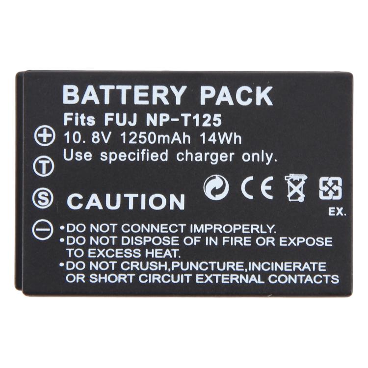 NP-T125 1250mAh Camera Battery Pack For Fujifilm GFX50S / GFX50R / GFX100, For Fujifilm GFX50S / GFX50R / GFX100
