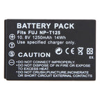 NP-T125 1250mAh Camera Battery Pack For Fujifilm GFX50S / GFX50R / GFX100, For Fujifilm GFX50S / GFX50R / GFX100
