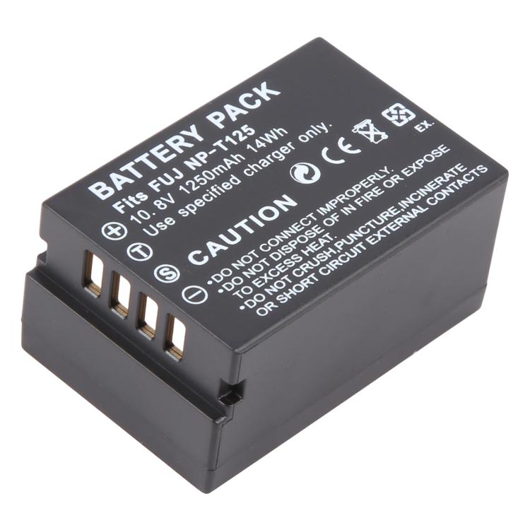 NP-T125 1250mAh Camera Battery Pack For Fujifilm GFX50S / GFX50R / GFX100, For Fujifilm GFX50S / GFX50R / GFX100