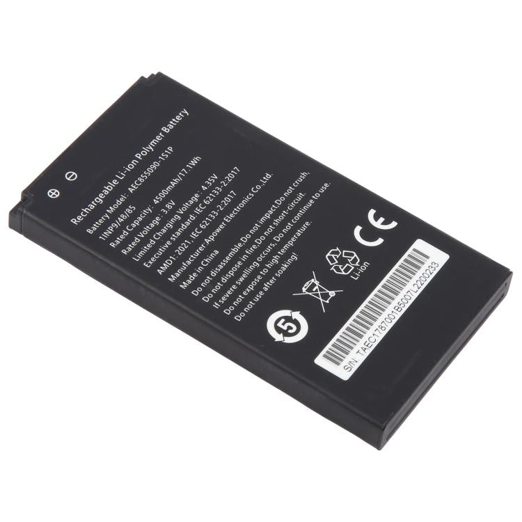 AEC855090-1S1P 3.8V 4500mAh Battery Pack For HUA XING Space 5G Mobile WiFi, For HUA XING Space 5G Mobile WiFi