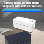 POS-9260 Thermal Label & Barcode Printer with Stand, AU Plug, EU Plug, US Plug, UK Plug