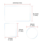 STARTRC 3 in 1 Lens Protector Front and Rear Screen Tempered Glass Films, For DJI Osmo Action 6