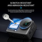 STARTRC 3 in 1 Lens Protector Front and Rear Screen Tempered Glass Films, For DJI Osmo Action 6