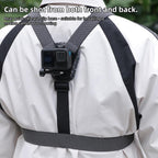 Vest-style Photography Chest Strap Body Mount Belt with Mount & Screw, 5 in 1, 6 in 1 Magnetic Base, 5 in 1 Magnetic Ring Base, 6 in 1 Magnetic Ring Base