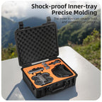 For DJI Neo 2 Sunnylife Hard Travel Shell Waterproof Shock-proof Box, Motion Fly More Combo, Fly More Combo