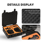 For DJI Neo 2 Sunnylife Hard Travel Shell Waterproof Shock-proof Box, Motion Fly More Combo, Fly More Combo