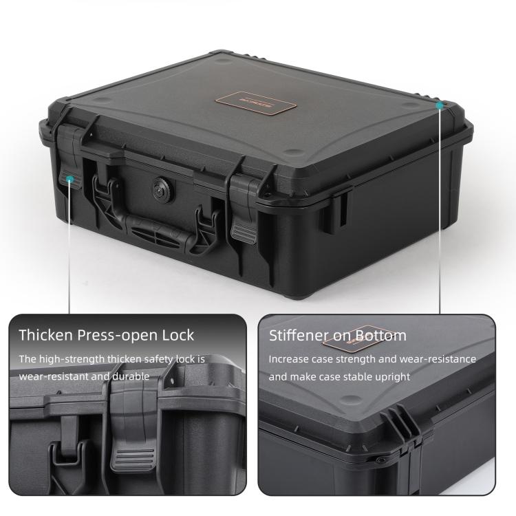 For DJI Neo 2 Sunnylife Hard Travel Shell Waterproof Shock-proof Box, Motion Fly More Combo, Fly More Combo