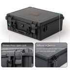 For DJI Neo 2 Sunnylife Hard Travel Shell Waterproof Shock-proof Box, Motion Fly More Combo, Fly More Combo