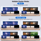 NW-KVMC212H 4K 60Hz USB-C / Type-C Ports Dual Monitor KVM Switch, NW-KVMC212H