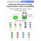 Qianli Multiple Colors Screwdriver Bit Magnetizer Compatible with 4mm Screwdriver Bits, Qianli Magnetizer Screwdriver Bit
