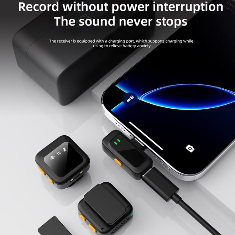 Q18 2 in 1 Lavalier Wireless Microphone, Type-C Plug, 8 Pin Plug