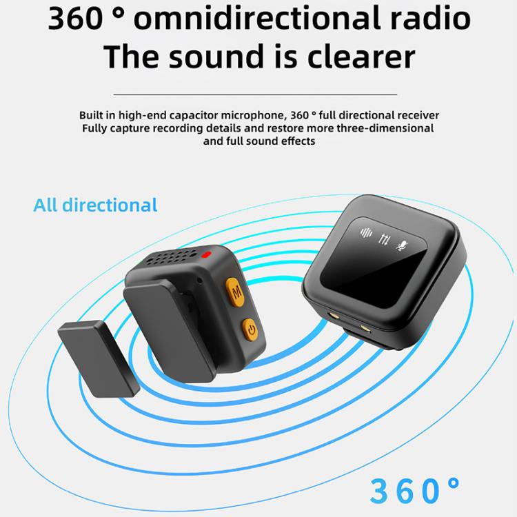 Q18 2 in 1 Lavalier Wireless Microphone, Type-C Plug, 8 Pin Plug