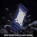 Anti-slip Textured TPU Hybrid PC Gaming Console Protective Case with Card Slot, For Nintendo Switch 2