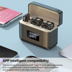 Q12 Type-C / 8 Pin 2 in 1 Lavalier Wireless Microphone, U-shaped RX