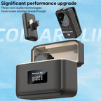 Q12 Type-C / 8 Pin 2 in 1 Lavalier Wireless Microphone, U-shaped RX