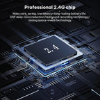 S5 2 in 1 Mini Magnetic Clip Wireless Microphone with Charging Case, Type-C Plug, 8 Pin Plug