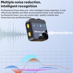 Q9 2 in 1 Lavalier Wireless ENC Microphone, Type-C Plug, 8 Pin Plug