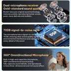 Q9 2 in 1 Lavalier Wireless ENC Microphone, Type-C Plug, 8 Pin Plug