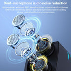 K15 2 in 1 Mini Lavalier Wireless Microphone, Type-C Plug, 8 Pin Plug
