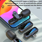 J3 Lavalier Wireless Microphone Noise Reduction Mini Mic, 1 Mic + Type-C Plug, 1 Mic + 8 Pin Plug