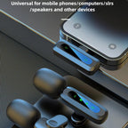 J3 Lavalier Wireless Microphone Noise Reduction Mini Mic, 1 Mic + Type-C Plug, 1 Mic + 8 Pin Plug