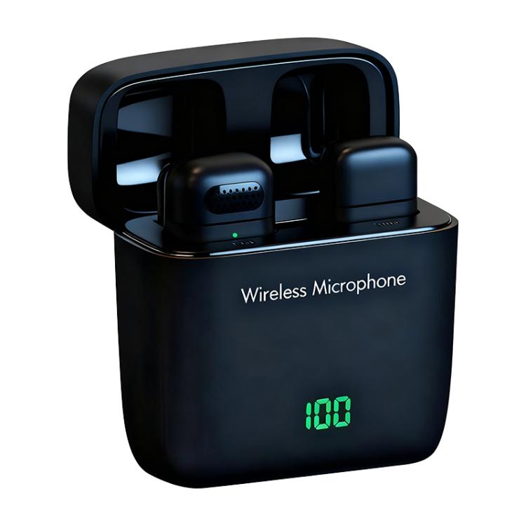 K6 Mini Lavalier Wireless Microphone Live Audio Recording, 1 Mic + Type-C Plug, 1 Mic + 8 Pin Plug, Type-C Plug, 8 Pin Plug