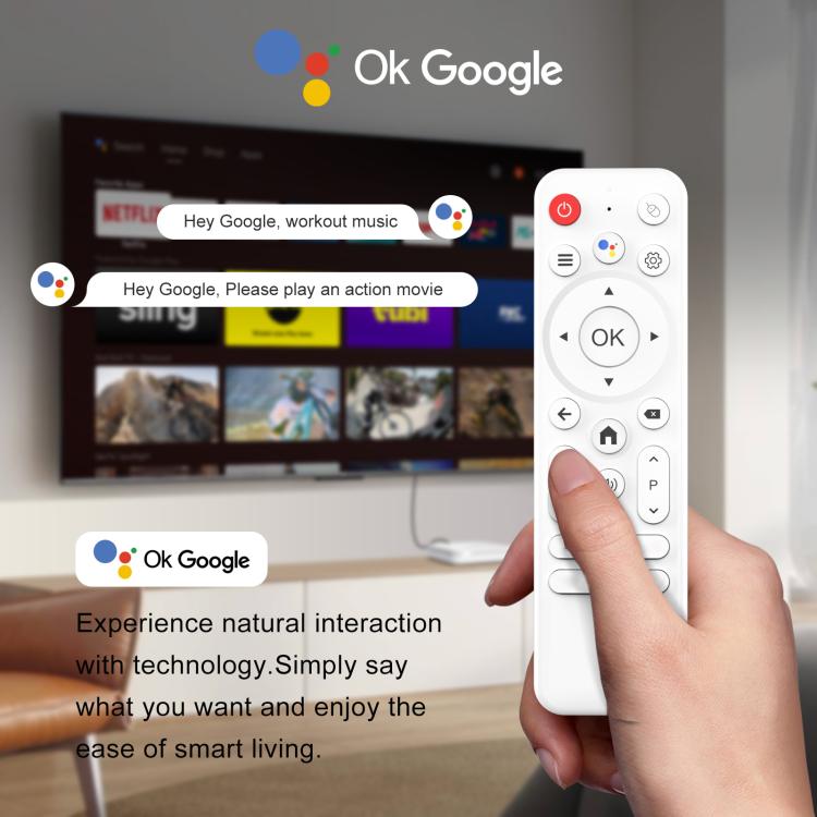 H96 Max H313 Android 14 Smart TV Set Top Box with Remote Control, ARM Cortex-A53 Quad Core, 2GB+8GB, 2GB+16GB