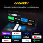 H96 Max H313 Android 14 Mini HD TV Stick with Remote Control, ARM Cortex-A53 Quad Core, 2GB+16GB, 2GB+8GB