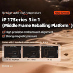 Qianli 3 in 1 Magnetic Middle Frame Reballing Platform for iPhone 17 / 17 Pro / 17Pro Max, Qianli 3 in 1