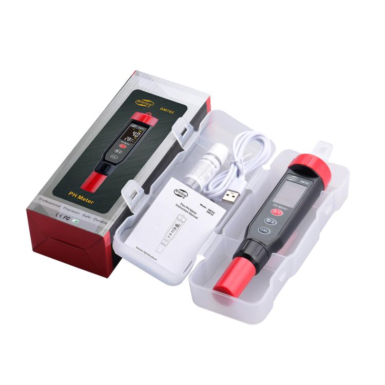 BENETECH GM762 Color Screen Pen-Type PH Meter Tester, GM762