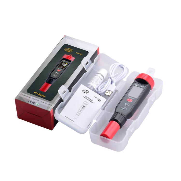 BENETECH GM763 Color Screen Pen-Type PH Meter Tester, GM763
