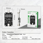 2UUL PW32 Type-C Port Comprehensive Diagnostic Tester with Real-Time Charging Detection, 2UUL PW32