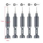 RELIFE RL-730 Steel Cannon King Classic Series Aluminum Alloy Screwdriver, Star 0.8, Phillips 1.5, Phillips 2.5, Y 0.6, Torx T1