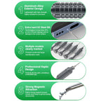 RELIFE RL-730 Steel Cannon King Classic Series Aluminum Alloy Screwdriver, Star 0.8, Phillips 1.5, Phillips 2.5, Y 0.6, Torx T1