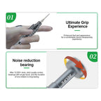 RELIFE RL-730 Steel Cannon King Classic Series Aluminum Alloy Screwdriver, Star 0.8, Phillips 1.5, Phillips 2.5, Y 0.6, Torx T1