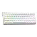 AULA WIN68HE Standard Version 68 Keys RGB Wired Keyboard, WIN68HE Side Printed White Grey Wood Magnetic Axis
