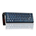 AULA WIN68HE Standard Version 68 Keys RGB Wired Keyboard, WIN68HE Black Contour Lines Grey Wood Magnetic Axis
