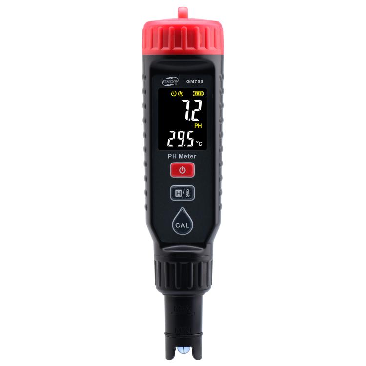BENETECH GM768 Color Screen High Precision Pen-Type PH Meter Tester, GM768