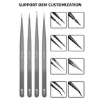 BEST Non-magnetic High Hardness Stainless Steel Tweezers, BST-Q11, BST-Q12, BST-Q13, BST-Q14