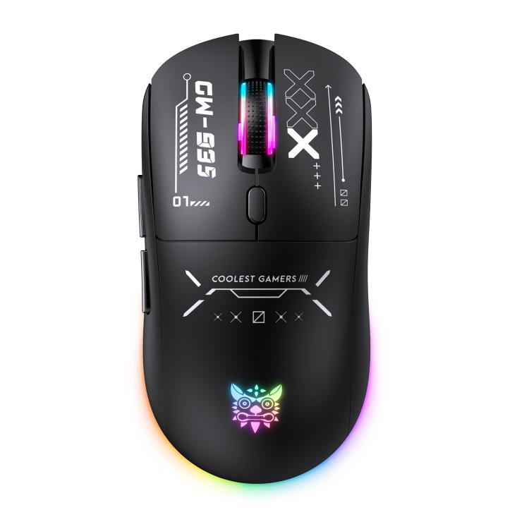 ONIKUMA CW935 12800DPI 2.4GHz + BT + Wired Tri-mode RGB Wireless Mouse, CW935