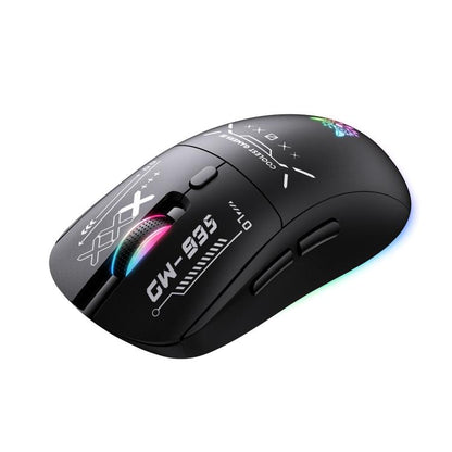 ONIKUMA CW935 12800DPI 2.4GHz + BT + Wired Tri-mode RGB Wireless Mouse, CW935