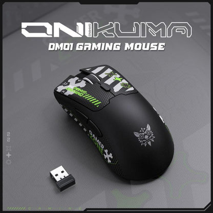 ONIKUMA DM01 12800DPI 2.4GHz + BT + Wired Tri-mode Gaming Mouse, DM01