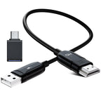 USB-A to HDMI HD Screen Mirroring Cable Wireless Screen Mirroring Converter Cable with Adapter, 70cm
