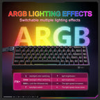 ONIKUMA MT603 68 Keys RGB Tri-mode Magnetic Switch Gaming Keyboard, MT603