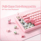 ONIKUMA MT707 82 Keys RGB Tri-mode Mechanical Gaming Keyboard