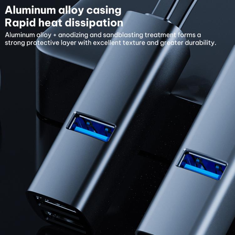 Portable Multi-Functional Dock Station HUB Adapter, USB to USB3.0 and Dual USB2.0, Type-C to USB3.0 and Dual USB2.0, USB to USB3.0, Dual USB2.0, SD, TF Card, Type-C to USB3.0, Dual USB2.0, SD, TF Card